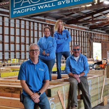 Left top: Konny Knecht; right top: Nancy Mansfield; bottom left: Alex Knecht; bottom right: Mark Mansfield. (Courtesy: Pacific Wall Systems)